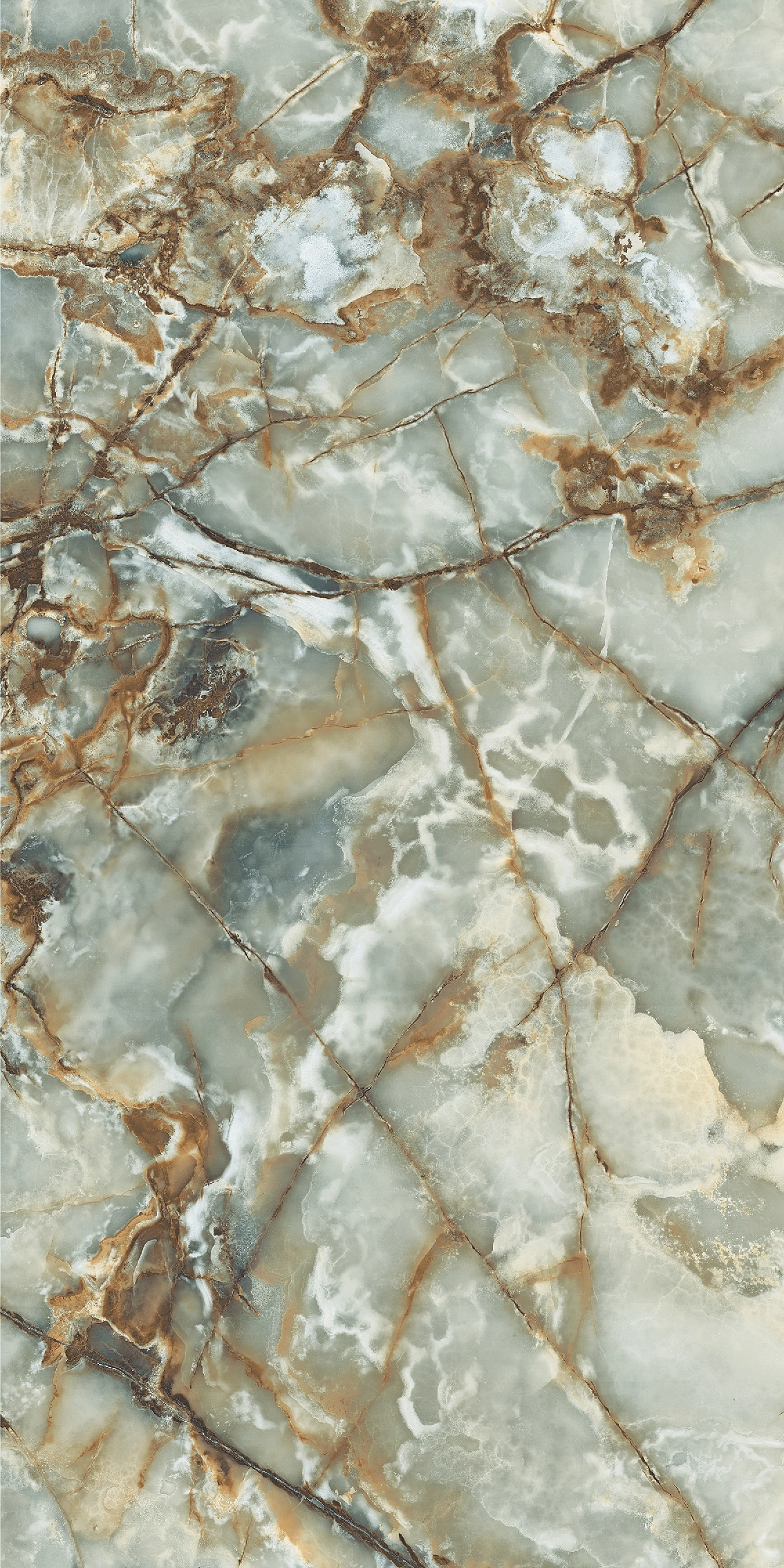 Глянцевая плитка с золотыми кристаллами GOLDEN EMERALD, 60x120 cm, TS